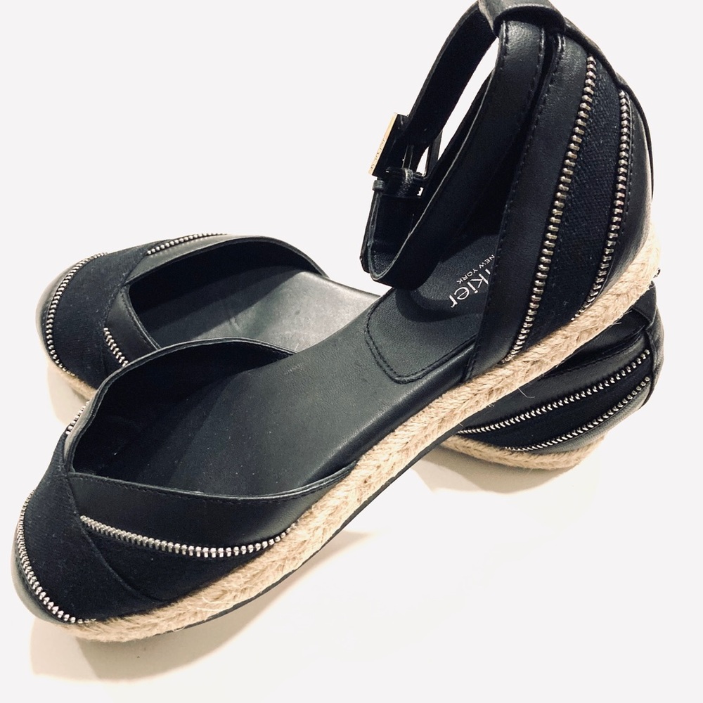 Botkier Hudson Leather Ankle Strap Espadrille Sandal